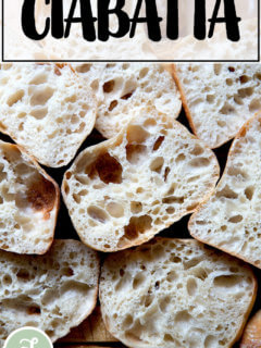 Ciabatta bread.
