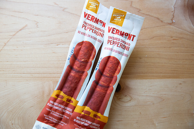 Vermont Smoke and Cure pepperoni.